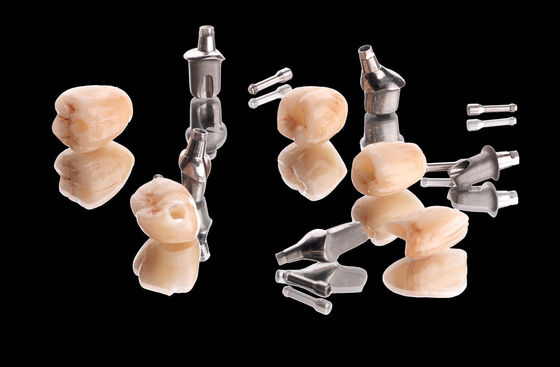 acheter Couronne métallique implantée, pont en zirconium naturel, couronne à contour complet avec support en titane online manufacture
