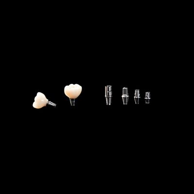 acheter Couronne métallique implantée, pont en zirconium naturel, couronne à contour complet avec support en titane online manufacture